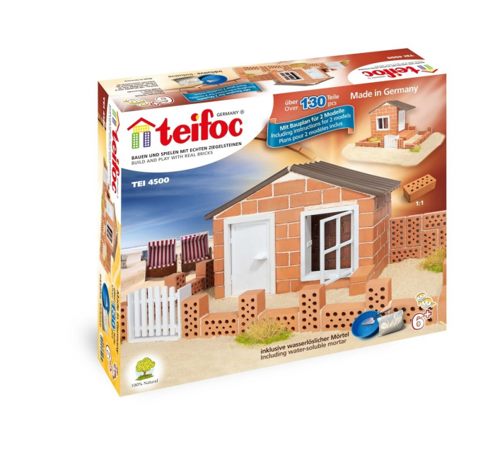 Pachet de constructie Casa de vara si Fantana din caramizi in miniatura [3]