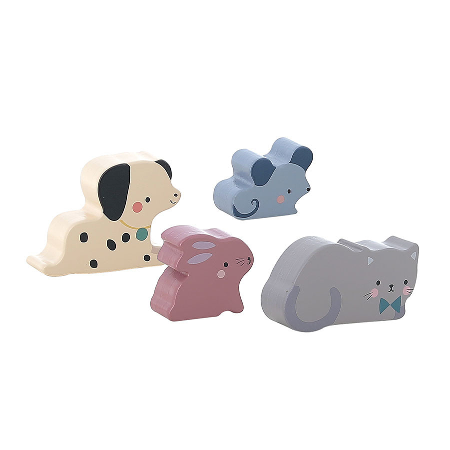 Vilac-Casuta cu 4 animale din lemn - Design Sarah Betz - Vilac [4]