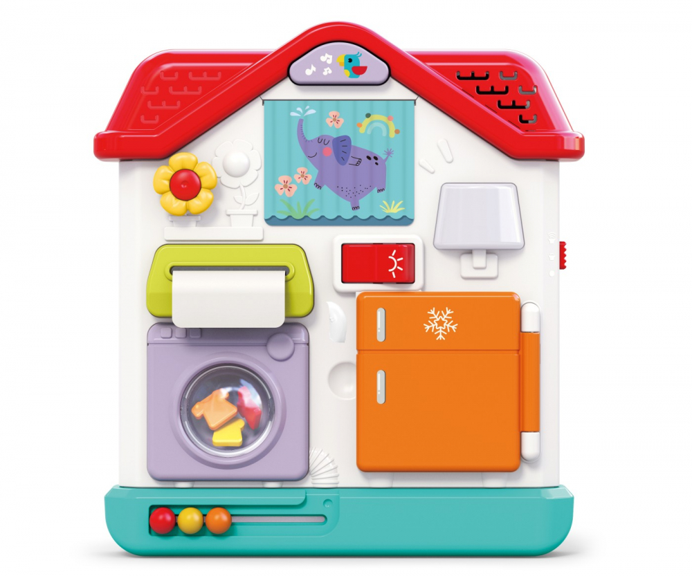 Casuta De Jucarie Cu Activitati Senzoriale Montessori [2]