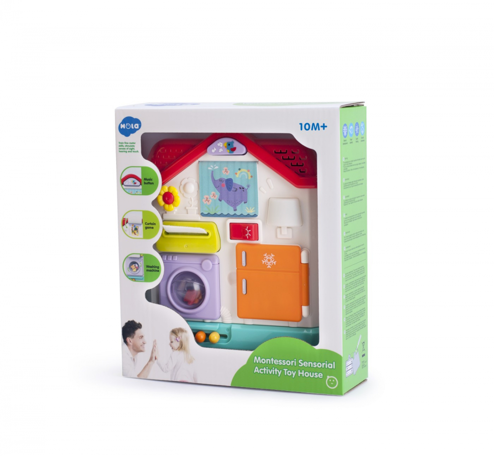 Casuta De Jucarie Cu Activitati Senzoriale Montessori [1]