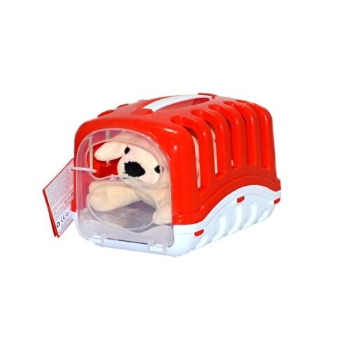 Dolu-Catelus-cu-cusca-si-accesorii-Rosu [3]