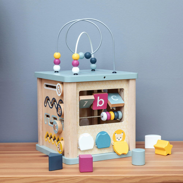 BIGJIGS Toys-Centru de activitati 5 in 1 (pastel) [7]