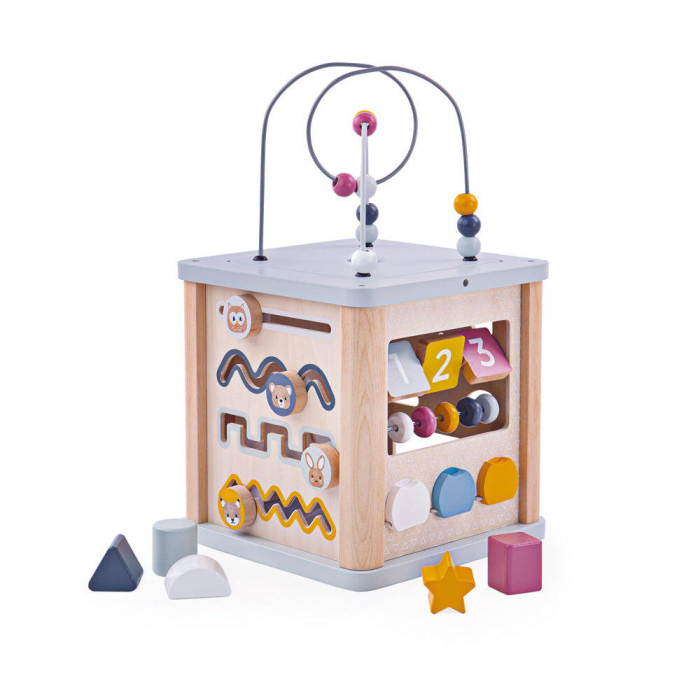 BIGJIGS Toys-Centru de activitati 5 in 1 (pastel) [1]