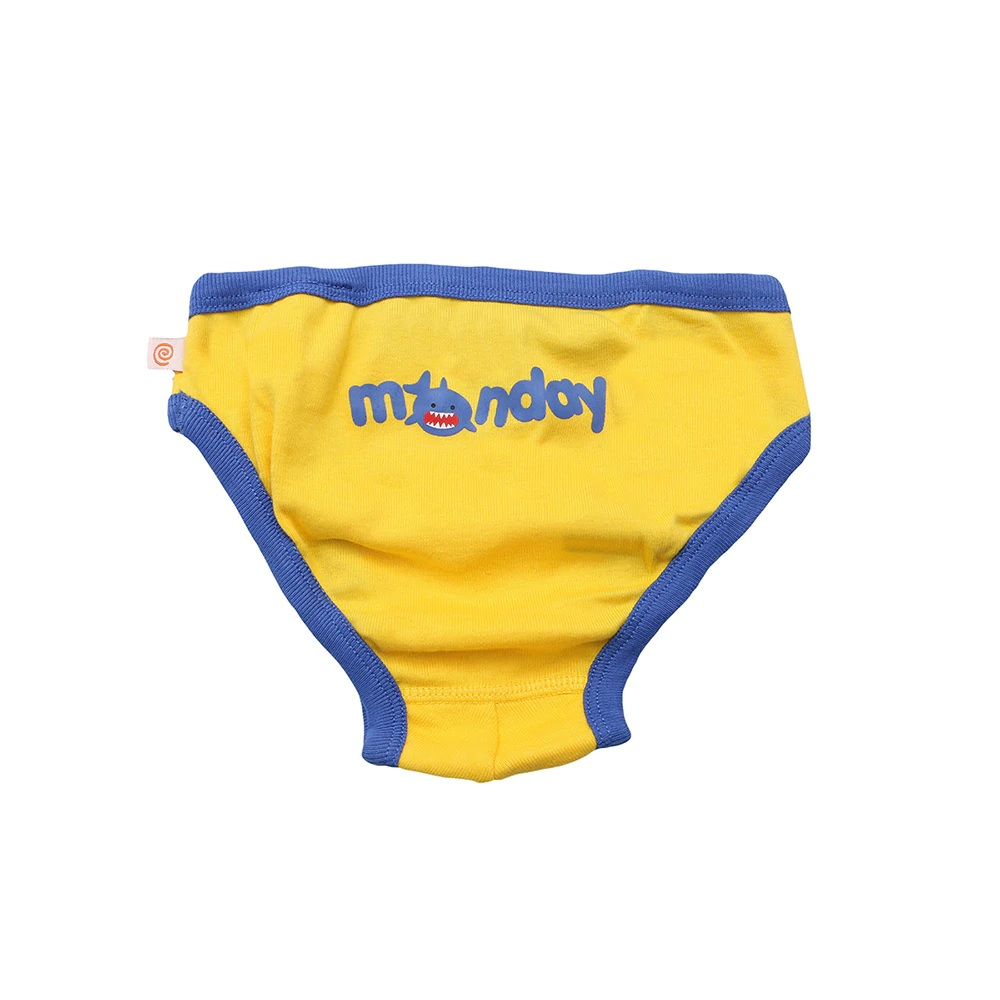 Chilotei din bumbac organic, pentru baieti, Zoocchini, Zilele sÃ„Æ’ptÃ„Æ’mÃƒÂ¢nii, 5-6 ani - 7 buc [3]