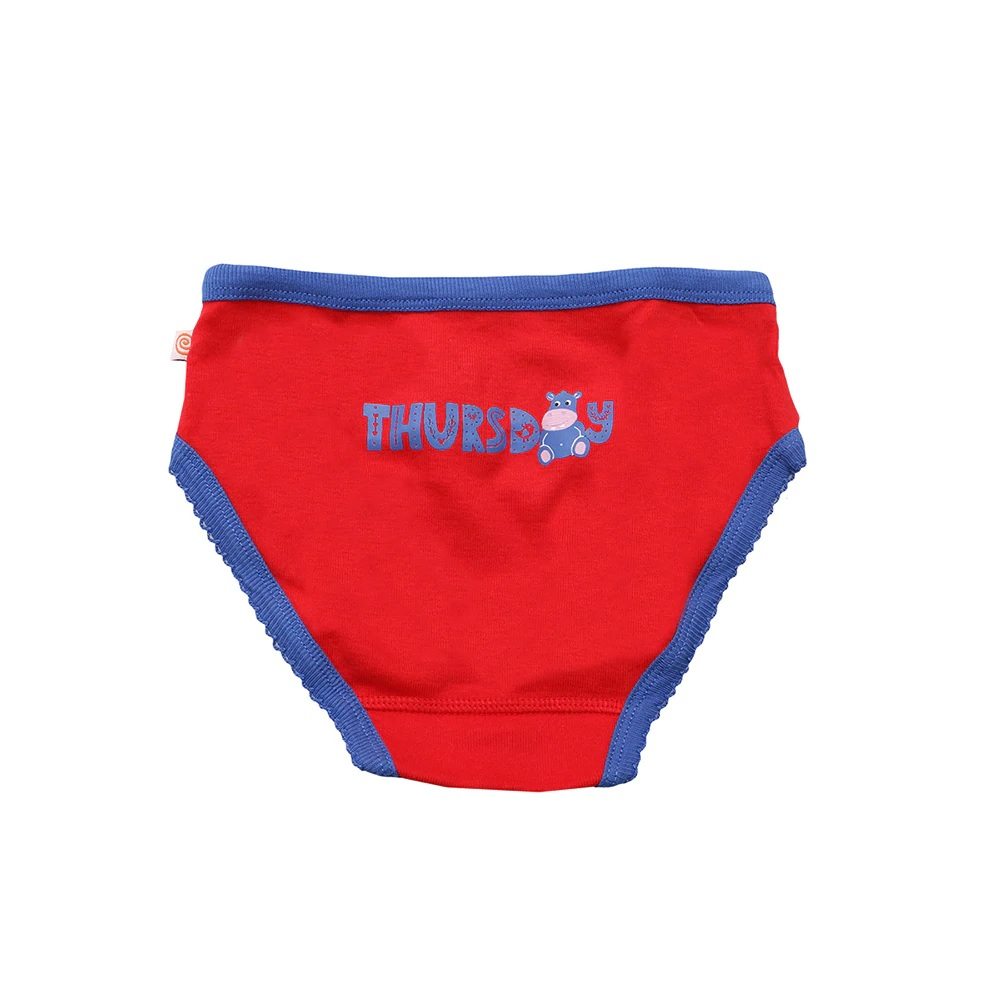 Chilotei din bumbac organic, pentru fete, Zoocchini, Zilele sÃ„Æ’ptÃ„Æ’mÃƒÂ¢nii, 5-6 ani - 7 buc [6]