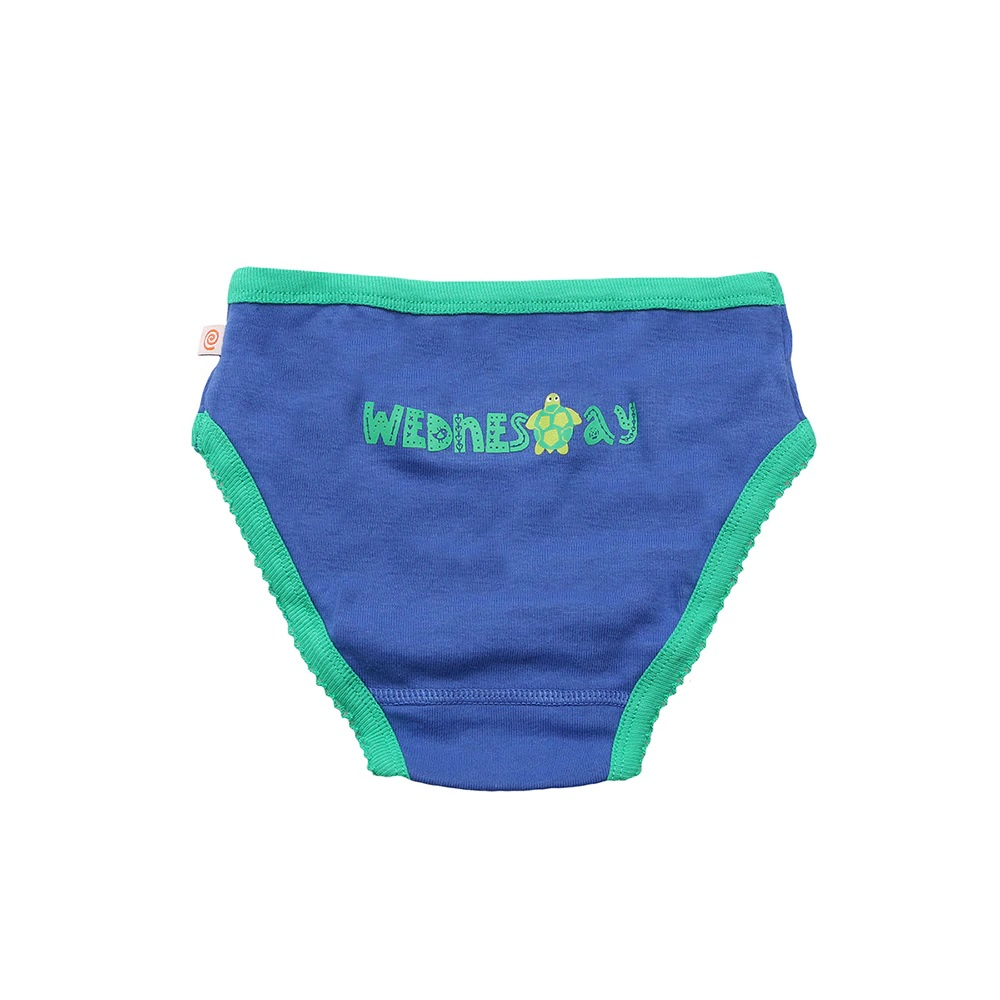 Chilotei din bumbac organic, pentru fete, Zoocchini, Zilele sÃ„Æ’ptÃ„Æ’mÃƒÂ¢nii, 5-6 ani - 7 buc [5]