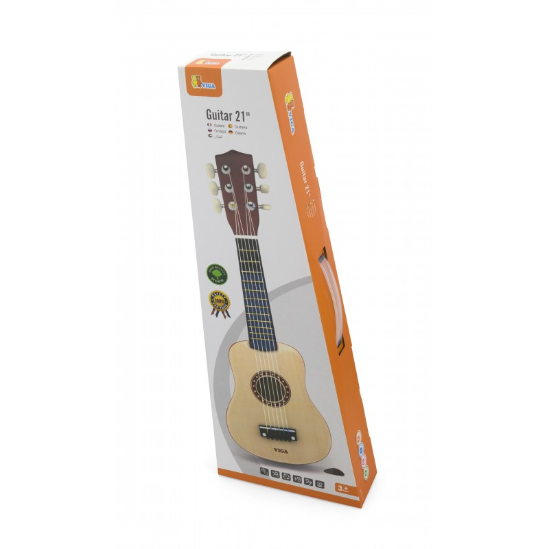 Chitară din Lemn pentru Copii VIGA, 53 cm – Perfectă pentru Micii Muzicieni, [2]