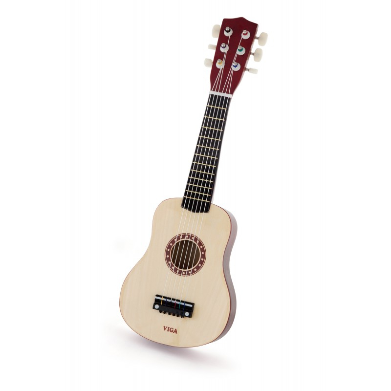Chitară din Lemn pentru Copii VIGA, 53 cm – Perfectă pentru Micii Muzicieni, [3]