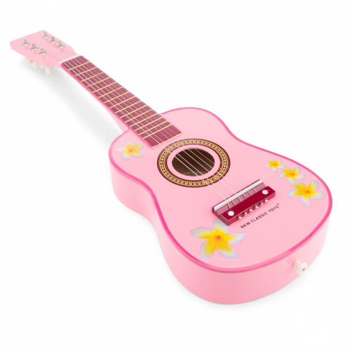 New-Classic-Toys-Chitara-roz-cu-flori [2]