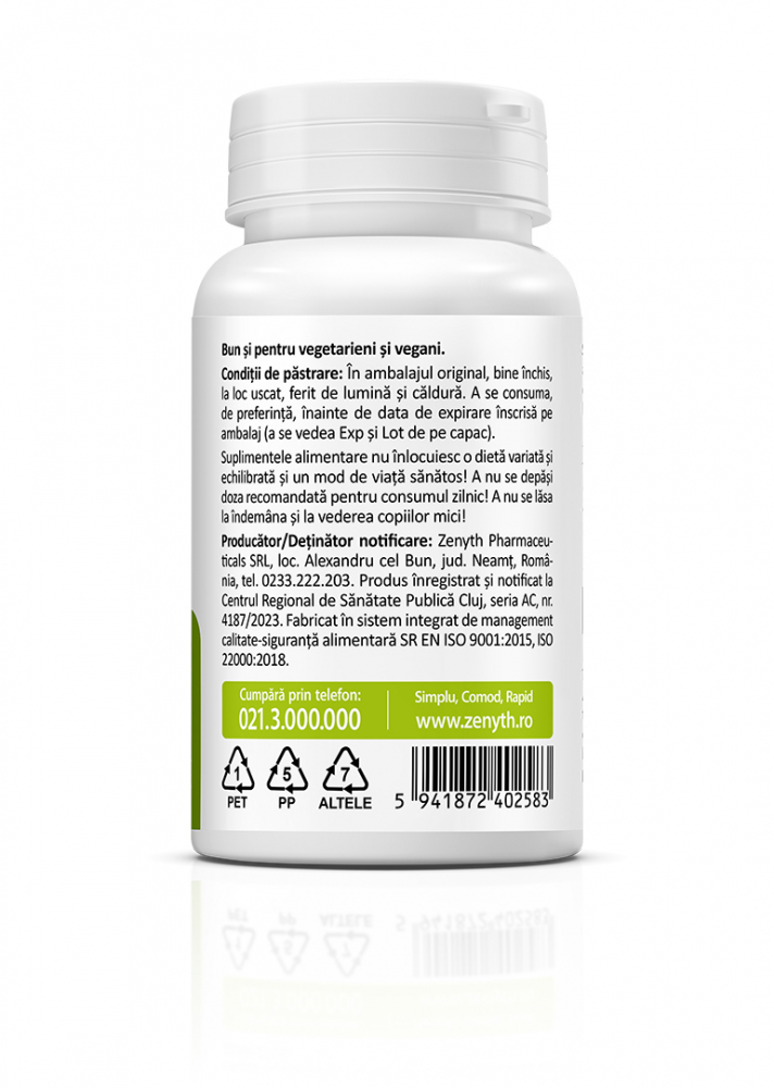 Zenyth-Citrulina 750 mg, 60 capsule [3]