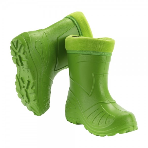 Cizme copii Kolmax super usoare EVA liner fleece detasabil marime 23 Verde [1]