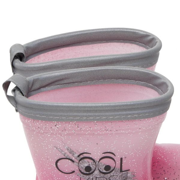 Cizme de cauciuc Perletti cu sclipici marime 28 29  roz fuchsia [2]