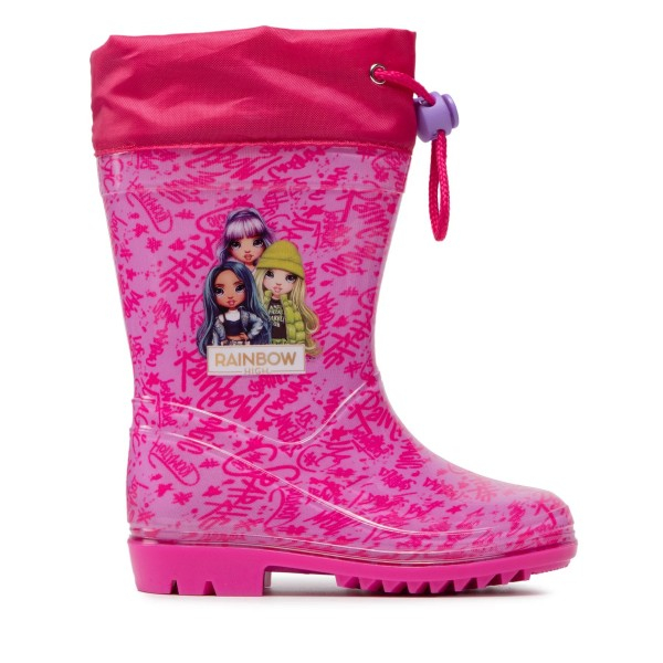 Cizme-de-cauciuc-Perletti-Rainbow-High-pentru-fetite-PVC-marime-26-27-roz-Perletti [1]