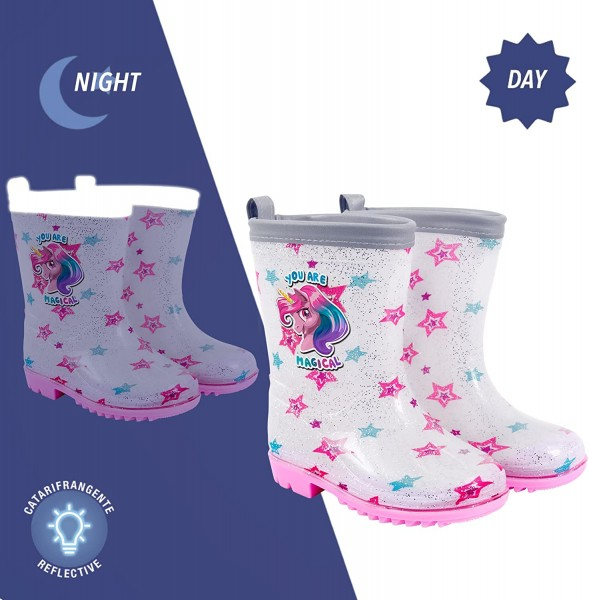 Cizme de cauciuc Perletti Unicorn cu margine reflectorizanta marimi 30 31 [2]