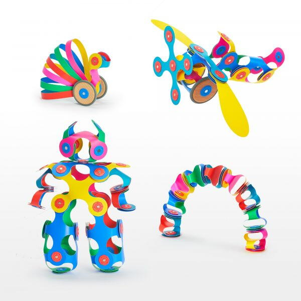 Clixo-Clixo joc magnetic de construit - Modele cu rotite (72 piese) [4]