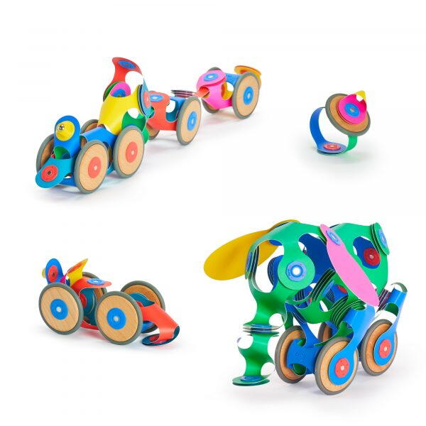 Clixo-Clixo joc magnetic de construit - Modele cu rotite (72 piese) [3]