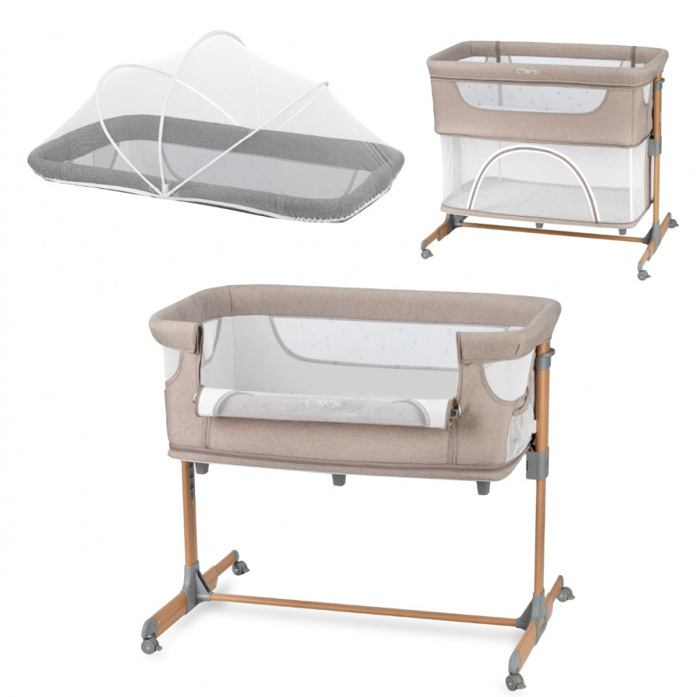 Co-sleeper MoMi, Smart Bed 4 in 1 - Beige [2]