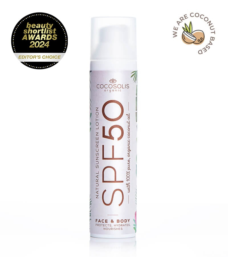 Cocosolis-COCOSOLIS Natural Sunscreen Lotion SPF 50 - 100g [5]