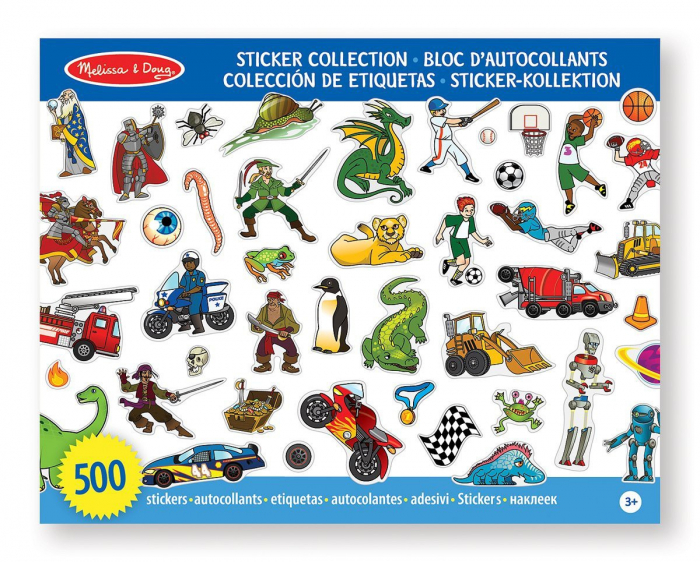 Melissa & Doug Colectia de abtibilduri Melissa and Doug Albastru [4]