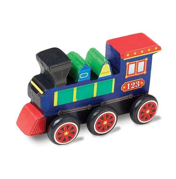 Melissa & Doug Coloreaza-ti locomotiva din lemn Melissa and Doug [3]