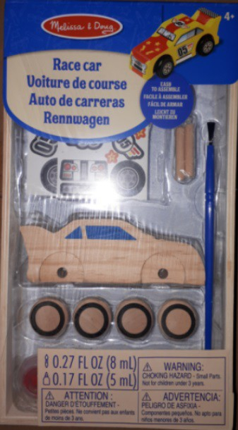 Melissa & Doug Coloreaza-ti masinuta de curse din lemn Melissa and Doug [4]