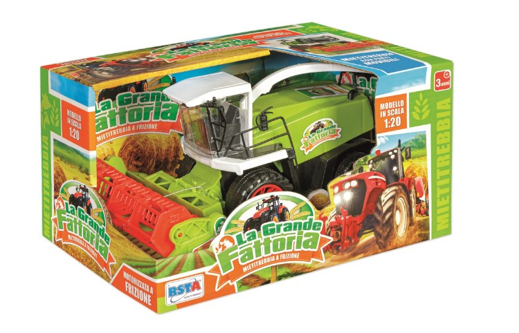 Combina de recoltat RS Toys cu frictiune, scara 1:20 [1]