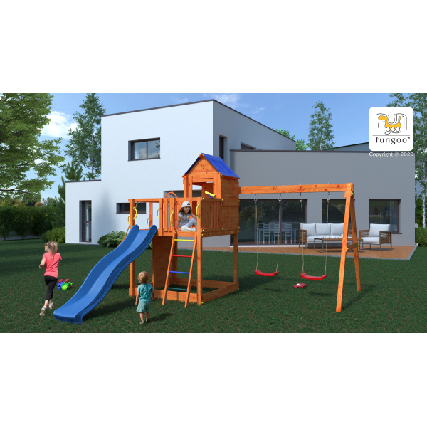 Fungoo-Complex joaca din lemn 7in1 Fungoo Treehouse [4]