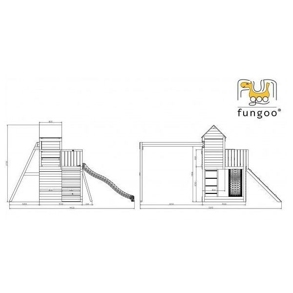 Fungoo-Complex joaca din lemn 7in1 Fungoo Treehouse [5]