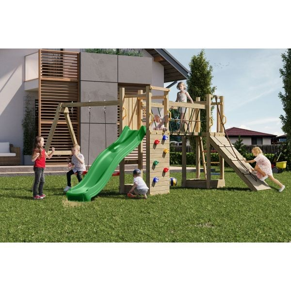 Fungoo-Complex joaca din lemn cu 2 turnuri si pod Maxi Exposure Fungoo [5]