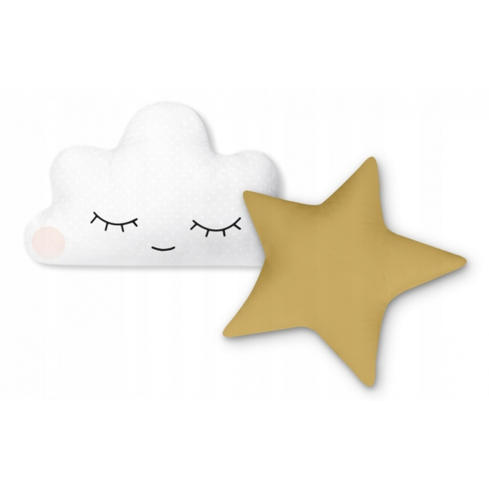 Cort de joaca pentru copii cu lumini si 2 pernite Nukido 120 x 120 x 165 cm - Bleumarin cu stelute  [5]