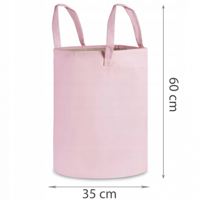 Cos mare pentru depozitarea jucariilor Nukido - Roz pudra [3]