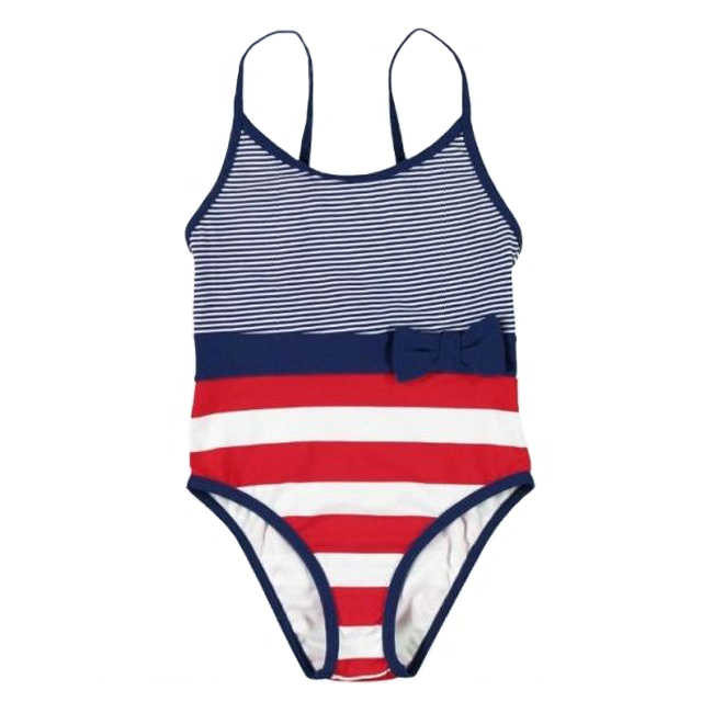 Mayoral-Costum de baie intreg (3755), Bleumarin/Rosu/Alb, 8 ani, 128 cm [1]