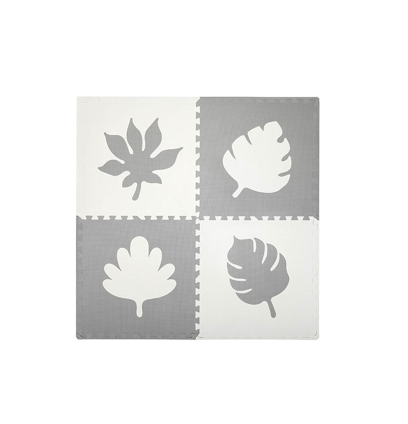 Momi-Covoras de joaca puzzle 120x120 cm Momi, Feli - Grey [1]
