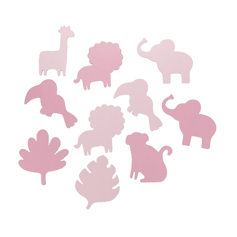 Covoras de joaca Puzzle 150x150 cm, Momi Zawi - Pink [3]