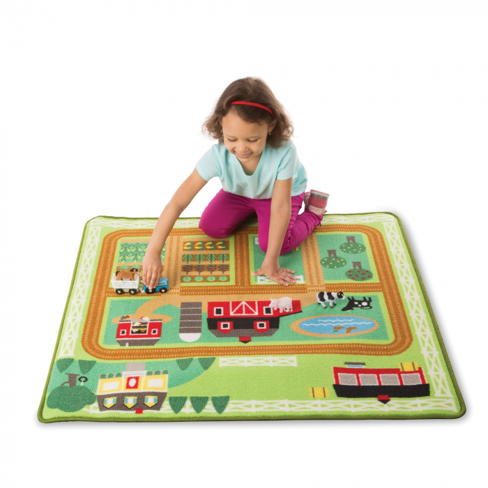 Melissa & Doug Covoras de joaca si figurine Hambarul de la ferma [4]