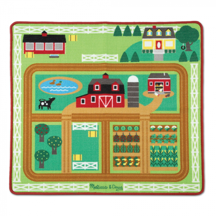 Melissa & Doug Covoras de joaca si figurine Hambarul de la ferma [2]