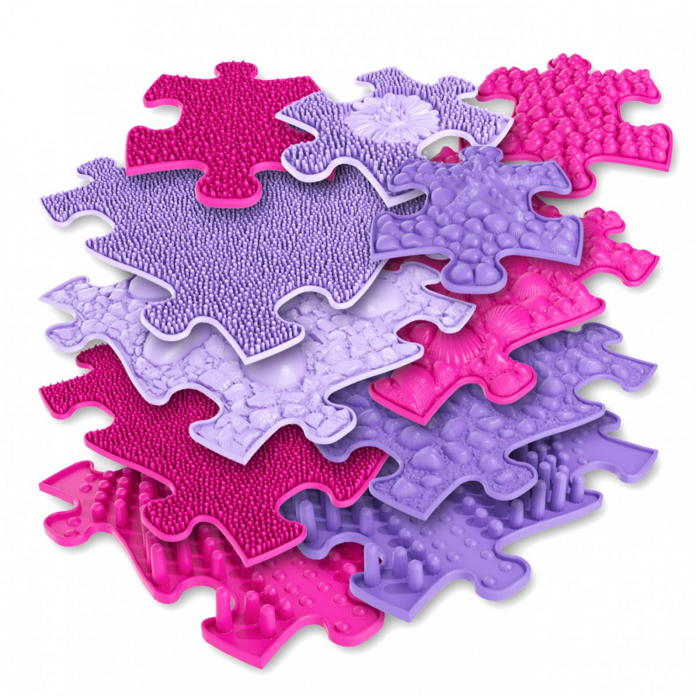 Covoras ortopedic senzorial puzzle Set pentru fetite [1]