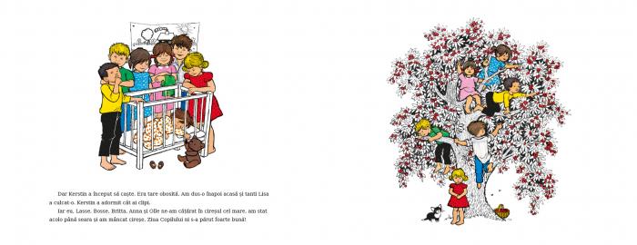 Editura Cartea Copiilor Ziua Copilului in satul Harmalaia - de Astrid Lindgren ilustratii de Ilon Wikland [7]