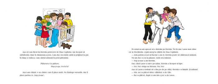 Editura Cartea Copiilor Ziua Copilului in satul Harmalaia - de Astrid Lindgren ilustratii de Ilon Wikland [4]