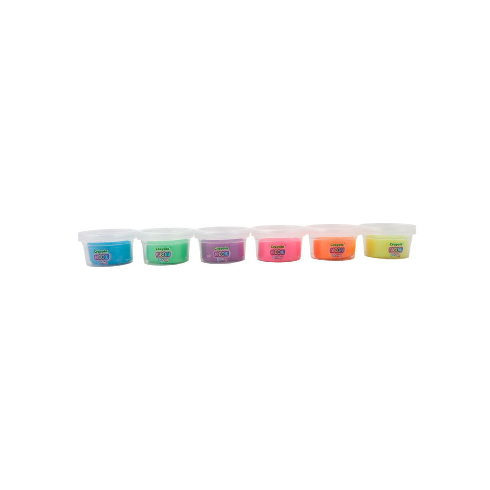 CRAYOLA-Crayola Silly Scents Neon Set 8 Borcanase Plastelina Parfumata [4]