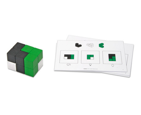 Betzold-Cuburi din lemn Colorate tip Cubissimo – Joc Educativ pentru Gândire Spațială și Matematică [8]
