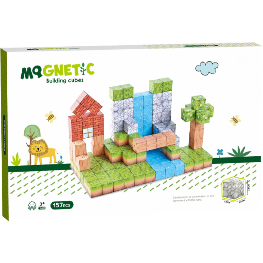 Cuburi magnetice - In natura 157 piese (2.5 cm) [1]