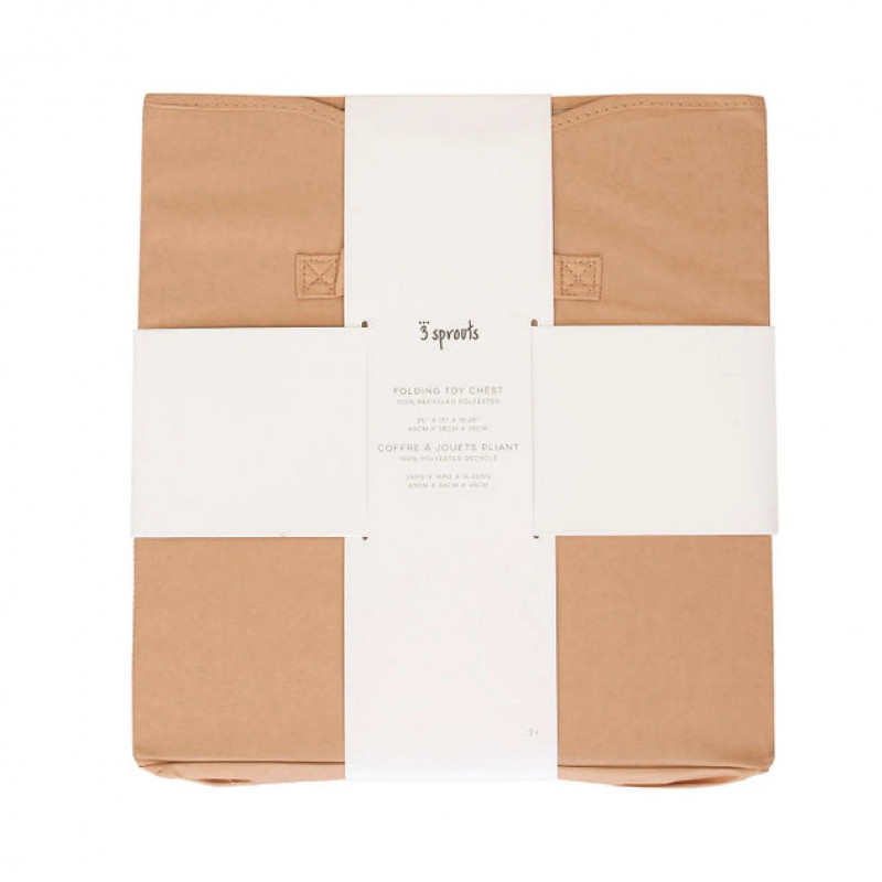 3 Sprouts-Cufar pliabil pentru camera copiilor, material reciclat Clay, 3 Sprouts [2]