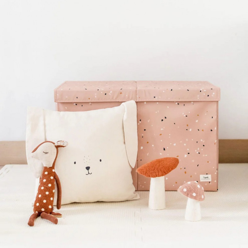 Cufar pliabil pentru camera copiilor, material reciclat Terrazzo Clay, 3 Sprouts [5]