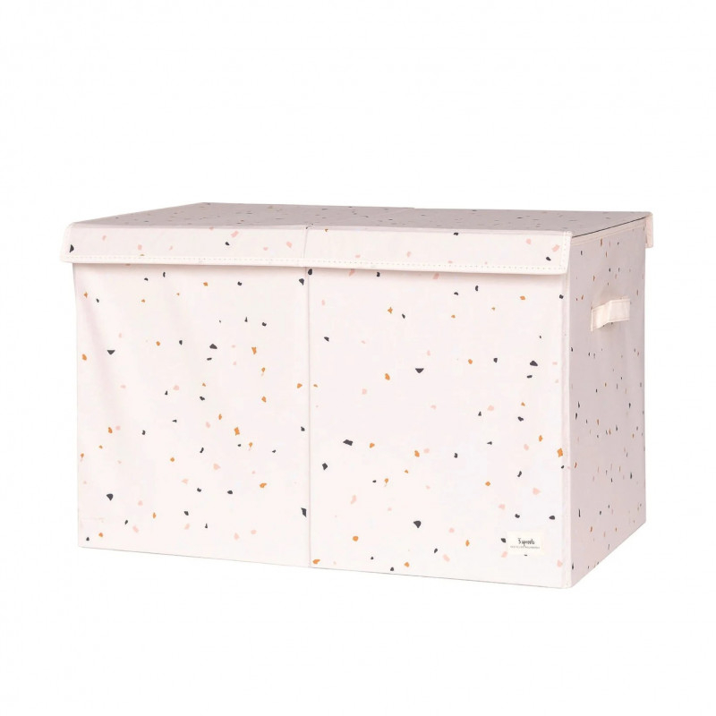 3 Sprouts-Cufar pliabil pentru camera copiilor, material reciclat Terrazzo Cream, 3 Sprouts [6]