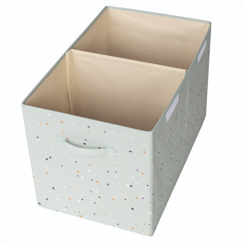 3 Sprouts-Cufar pliabil pentru camera copiilor, material reciclat Terrazzo Green, 3 Sprouts [1]