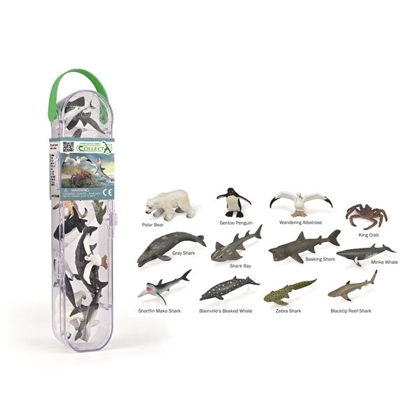 Cutie cu 12 minifigurine pictate manual Animale marine 3 A1211 [1]