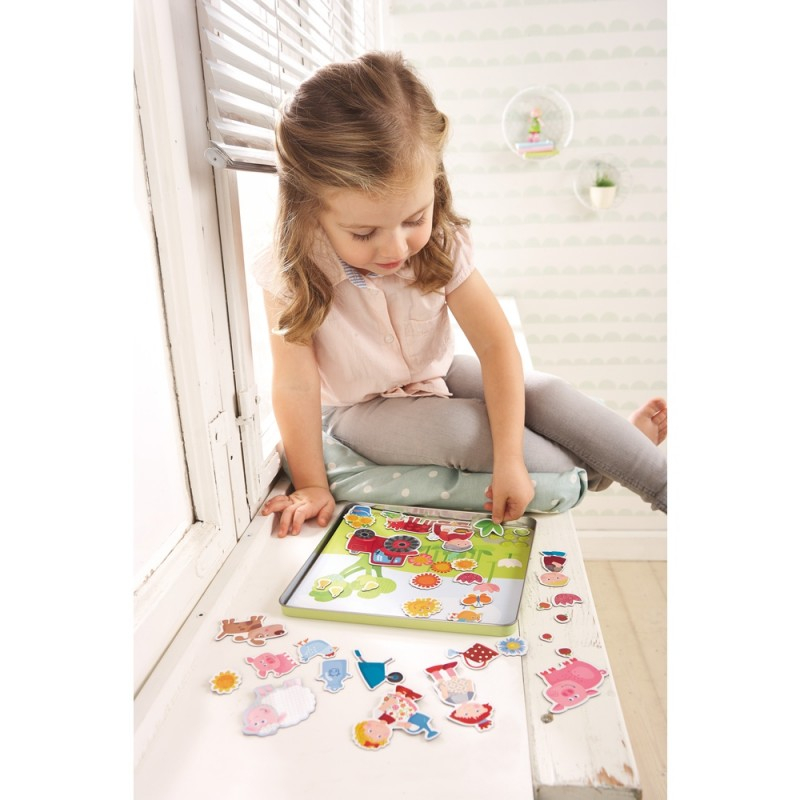 Cutie cu joc magnetic - Ferma lui Peter si Pauline, Haba [3]
