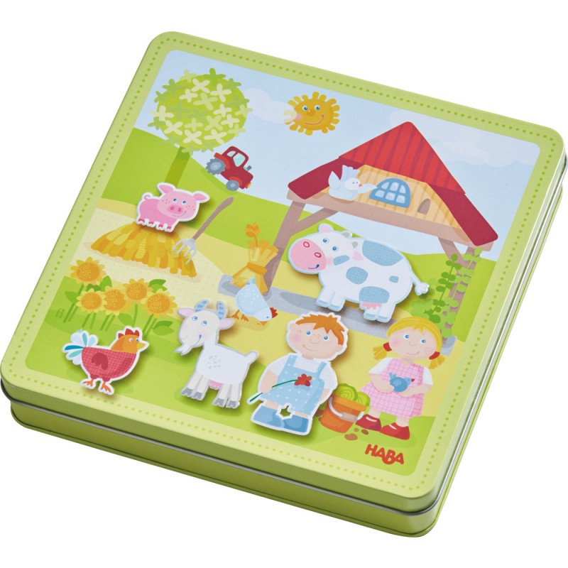 Cutie cu joc magnetic - Ferma lui Peter si Pauline, Haba [2]