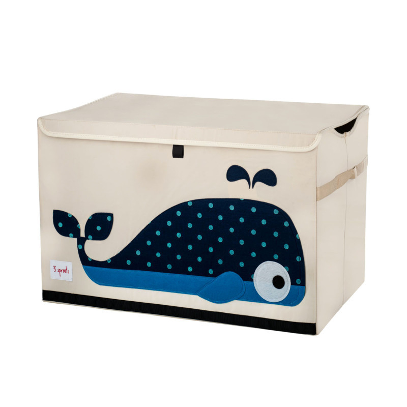 3 Sprouts-Cutie de depozitare XXL pentru camera copiilor, Balena, 3 Sprouts [1]